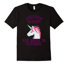 Unicorn-Queens-Are-Born-In-October-Halloween-Birthday-Tshirt