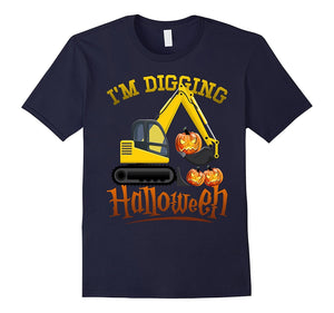 I'm-Digging-Halloween-Pumpkin-Tractor-Dig-T-Shirt