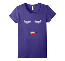 Womens-Halloween-Female-Vampire-T-Shirt-Fangs-Women's-Sexy