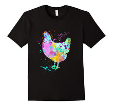Chicken-T-Shirt--Watercolor-Splash-Love-Chickens-Tee-Shirt