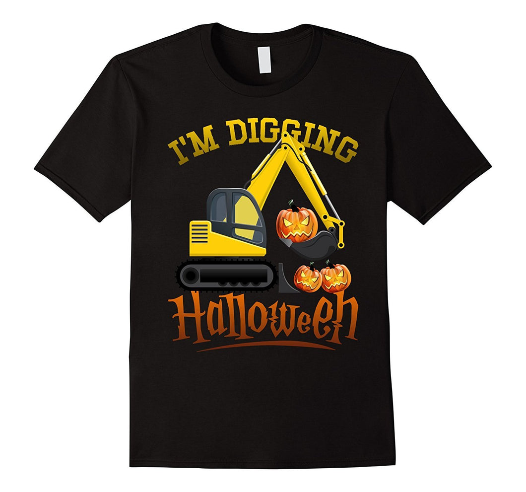 I'm-Digging-Halloween-Pumpkin-Tractor-Dig-T-Shirt